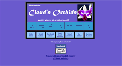 Desktop Screenshot of cloudsorchids.com